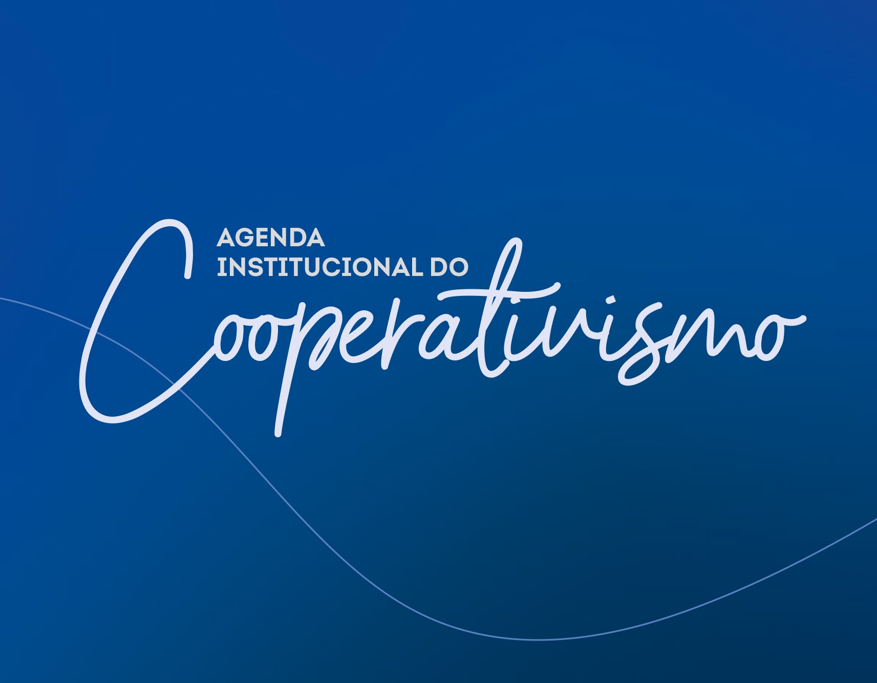 Agenda Institucional do Cooperativismo