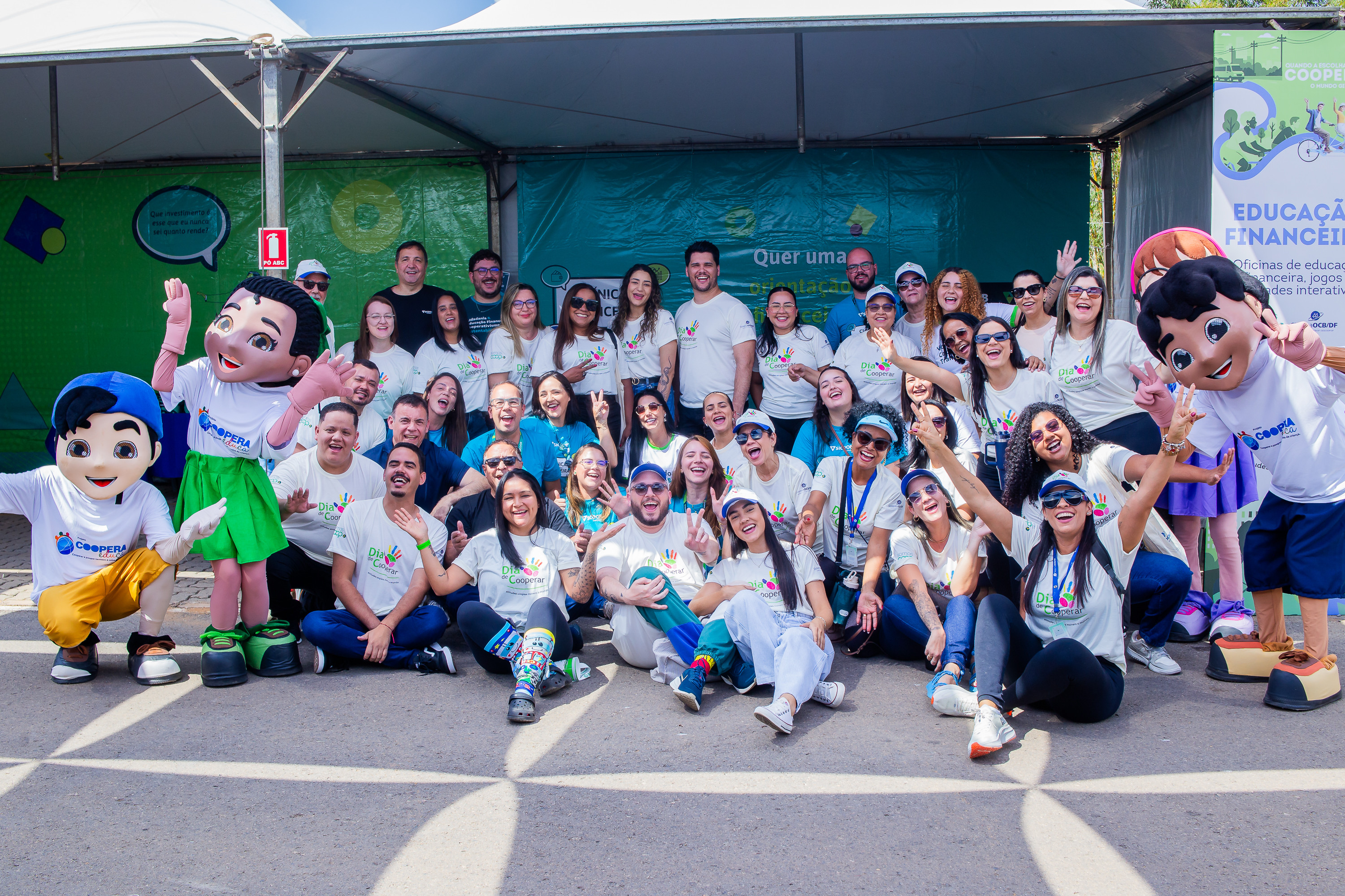 Dia C 2026 reúne cooperativas, parceiros, voluntários e comunidade em programação de cidadania no Distrito Federal