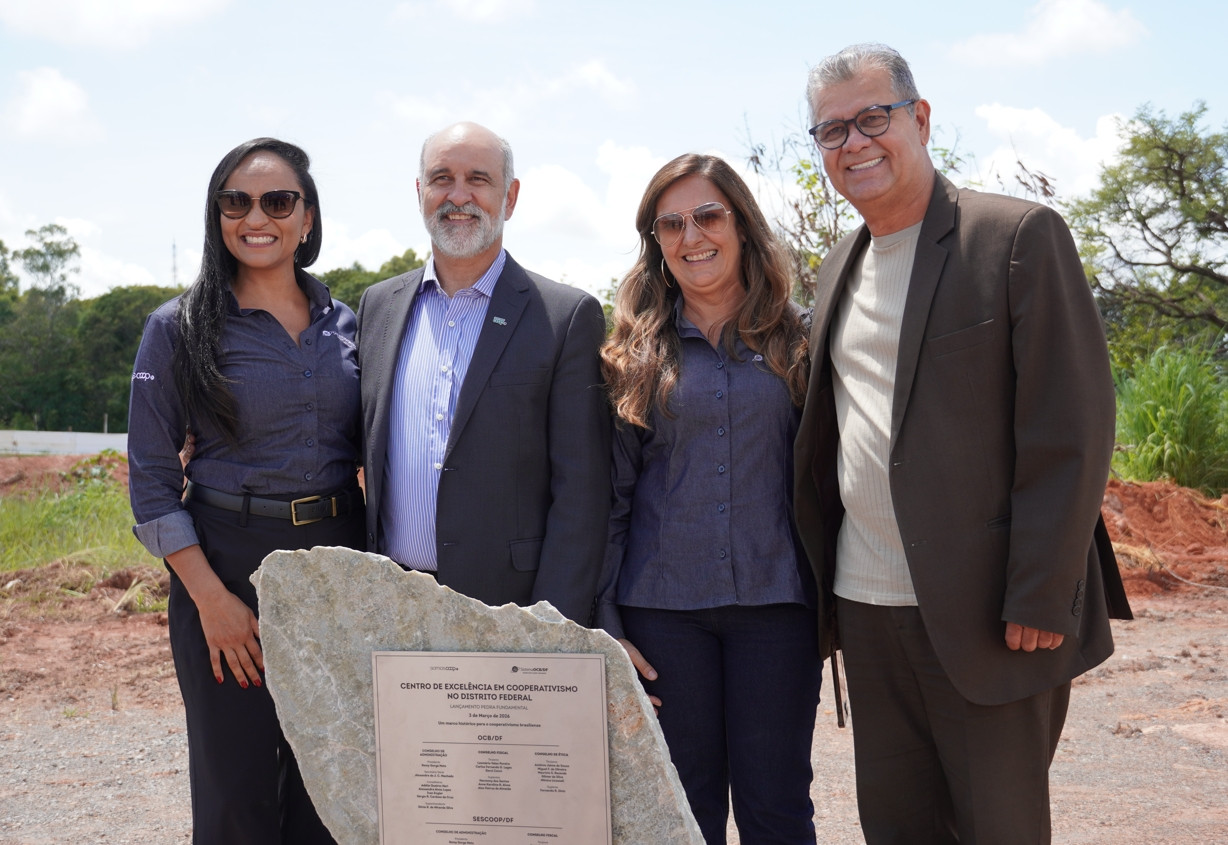 Sistema OCB/DF lança Pedra Fundamental do Centro de Excelência em Cooperativismo no Distrito Federal