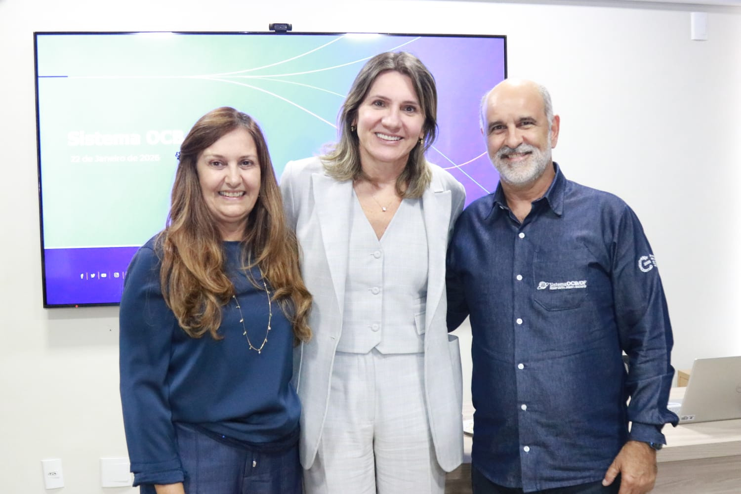 Sistema OCB/DF recebe Presidenta Executiva do Sistema OCB para agenda de diálogo institucional